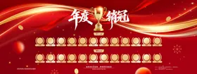 龙虎榜红金年会年度销冠展板