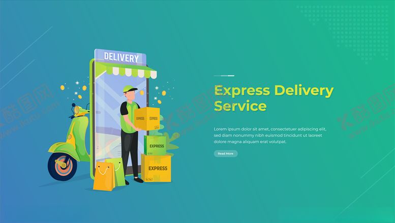 编号：72688009171802566600【酷图网】源文件下载-快递服务