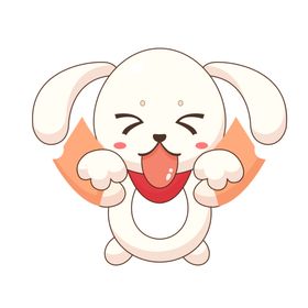 白色小狗