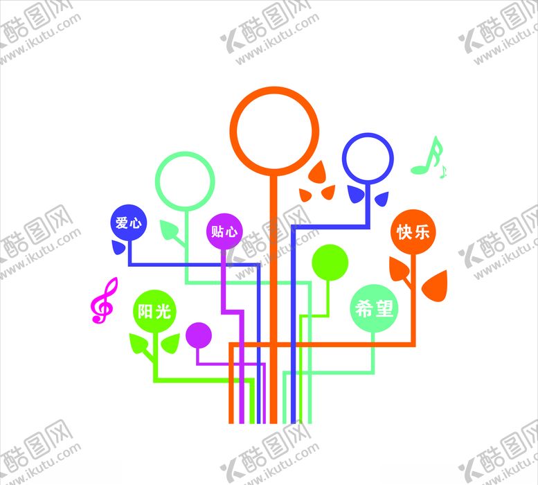 编号：24116410290000239859【酷图网】源文件下载-爱心贴心阳光快乐希望