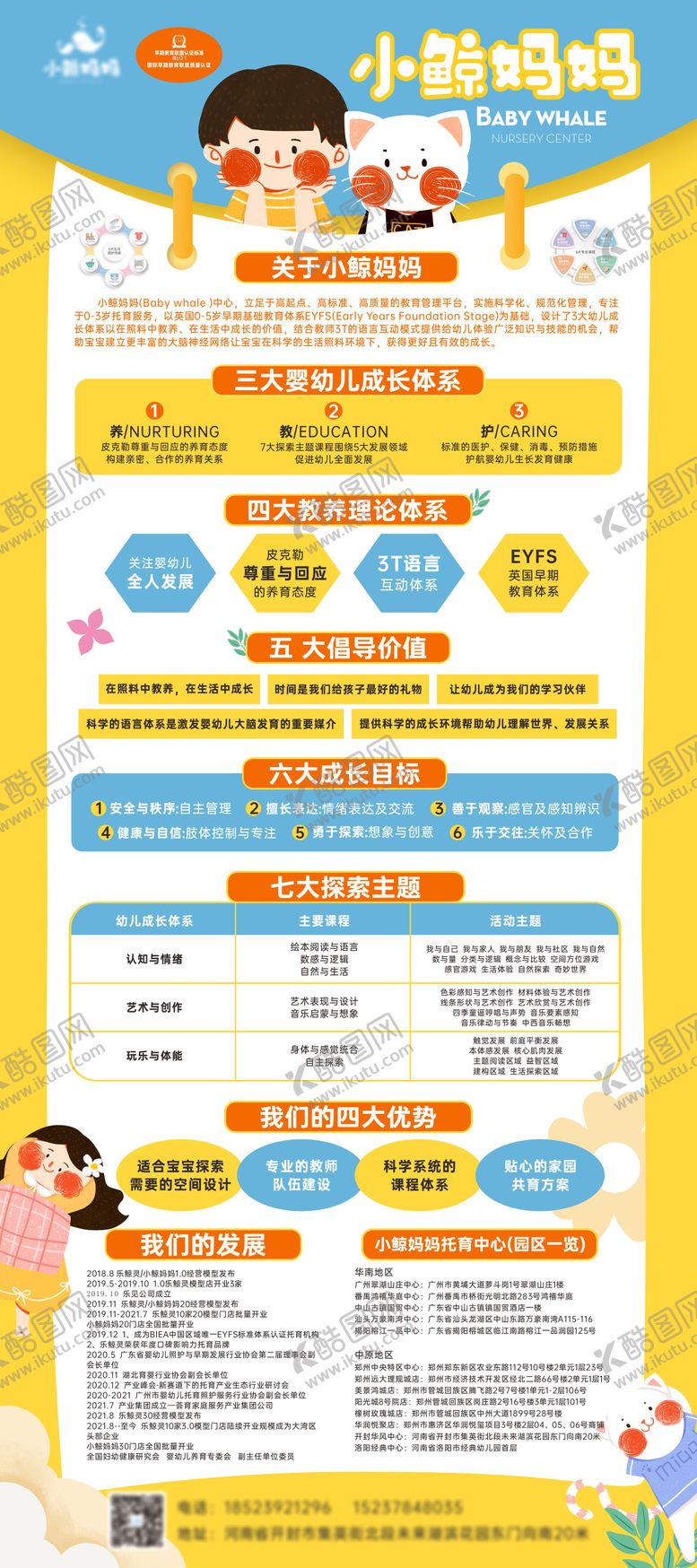 编号：11295306151427429827【酷图网】源文件下载-幼儿园卡通手绘展架