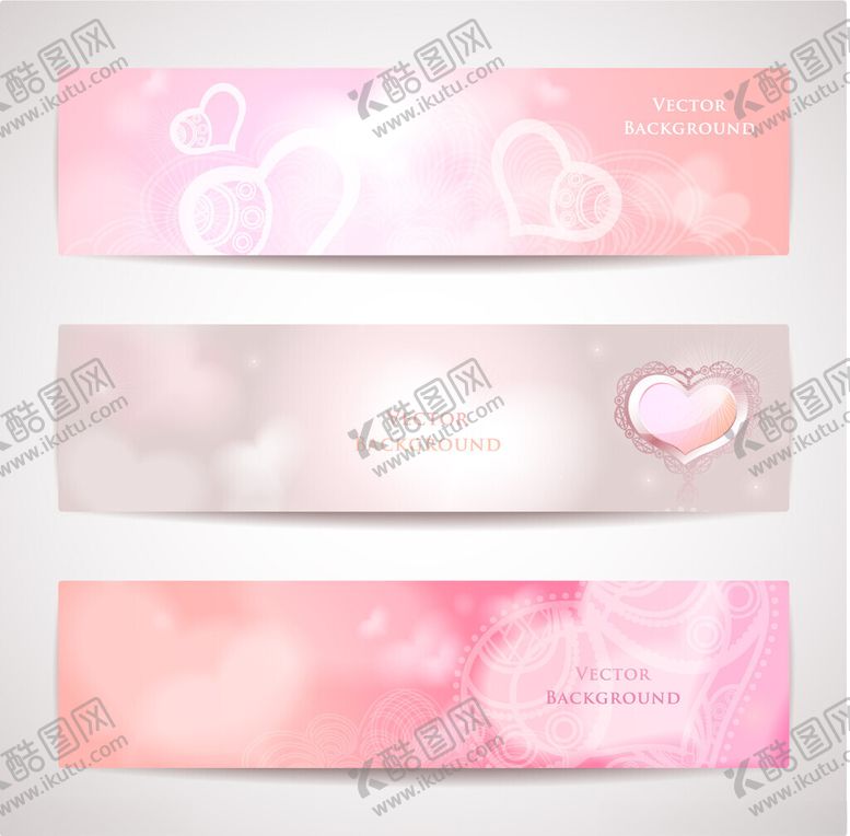 编号：48920011020927114593【酷图网】源文件下载-粉色梦幻浪漫横幅背景图