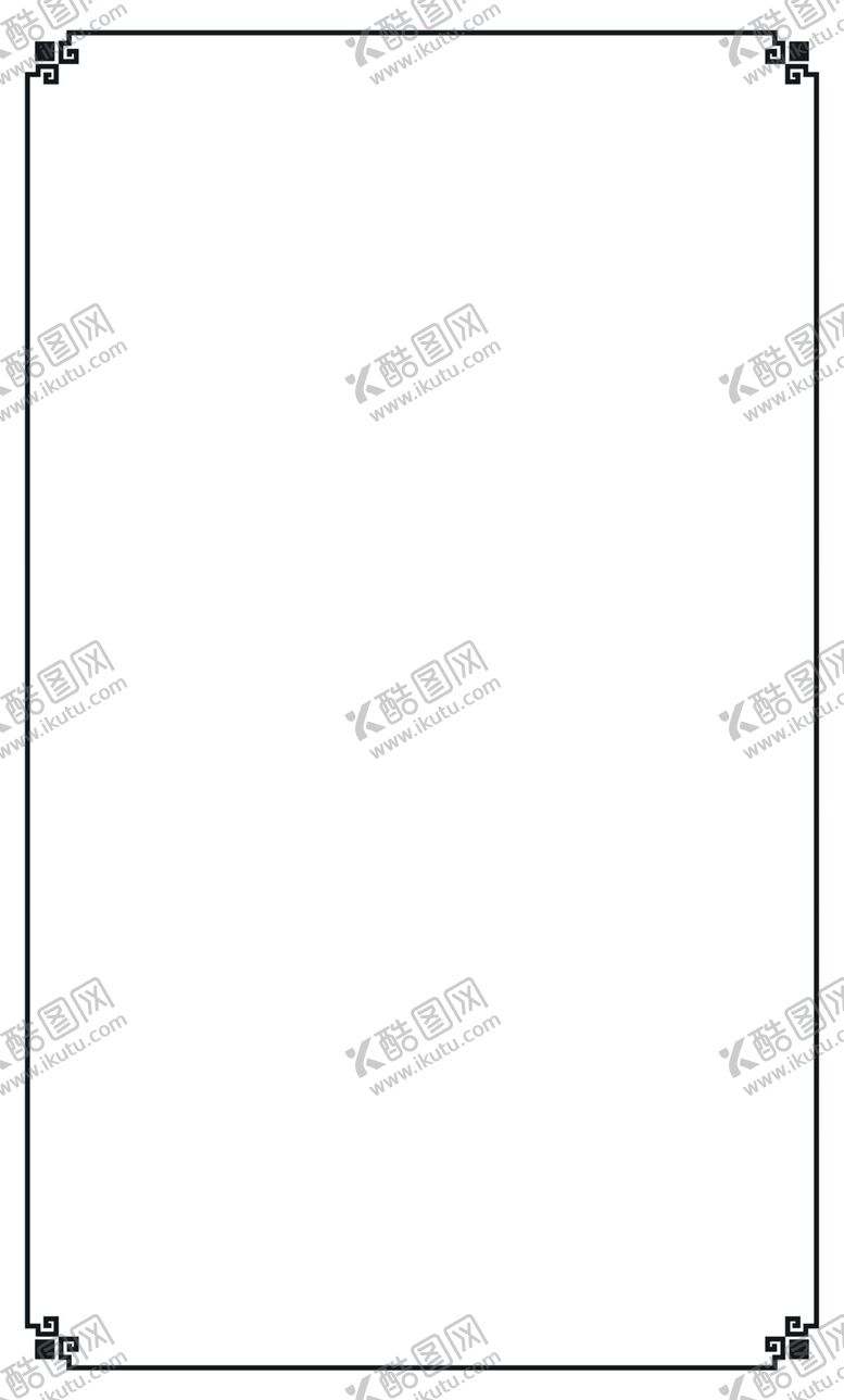 编号：52420105111810304275【酷图网】源文件下载-中国风边框