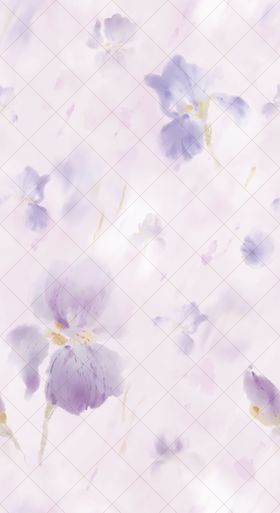 淡紫色鸢尾花梦幻背景图