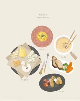 手绘食物