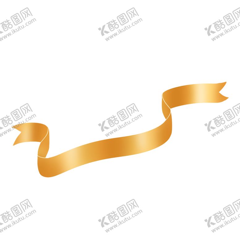 编号：94410905111618354125【酷图网】源文件下载-金色飘带