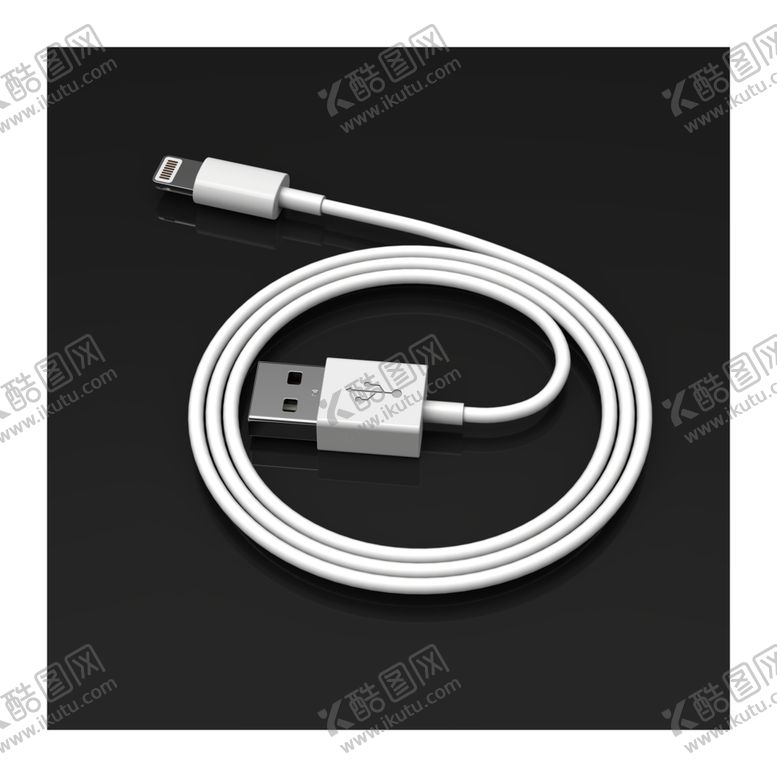 编号：37781409251540147030【酷图网】源文件下载-手机充电线苹果充电线