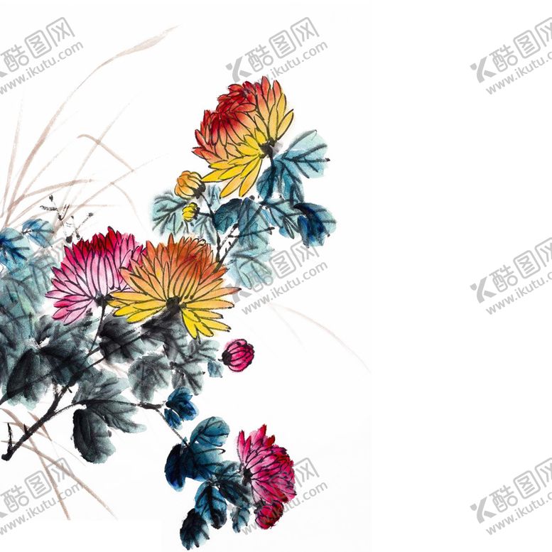 编号：91752904252309517582【酷图网】源文件下载-菊花装饰