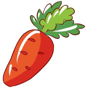 手绘胡萝卜