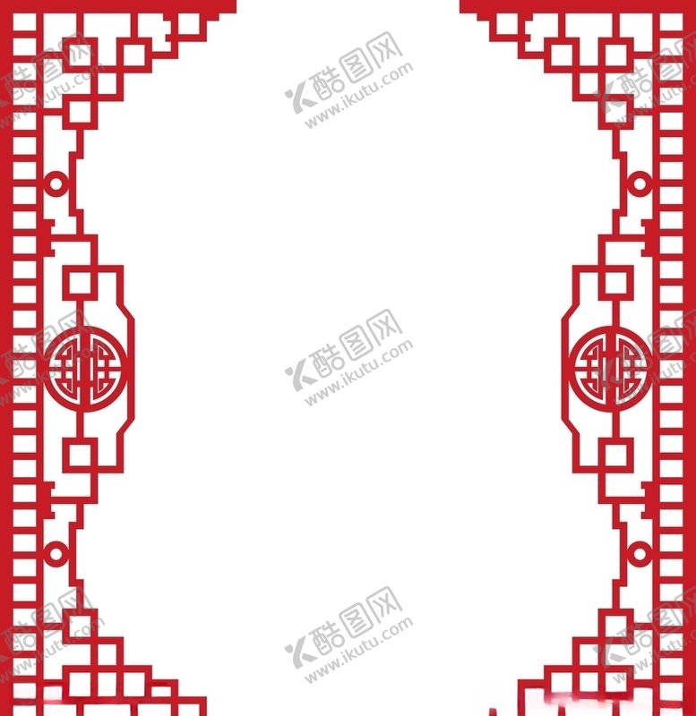 编号：75274810251742369596【酷图网】源文件下载-中式底纹边框素材矢量图