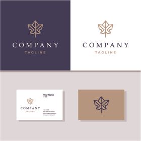 花朵图标logoVI志志logo形