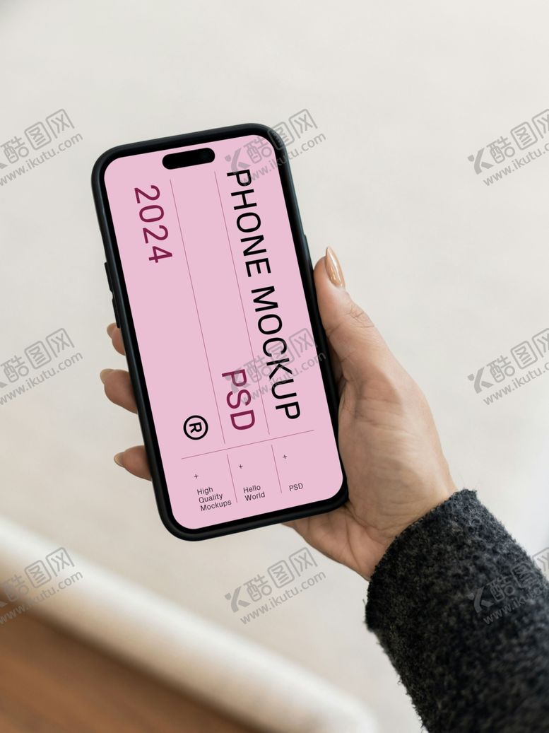 编号：68392302010058565872【酷图网】源文件下载-手持手机样机