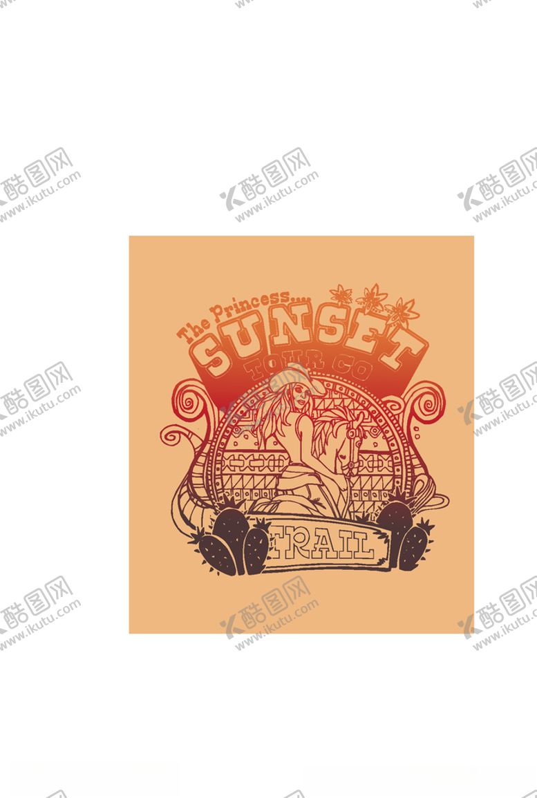 编号：50859709212037324243【酷图网】源文件下载-女装人物印花