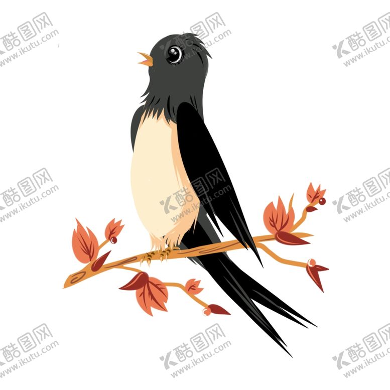 编号：25929809261025448691【酷图网】源文件下载-立春燕子插画