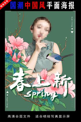 国潮潮范潮人创意海报