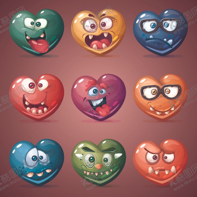 编号：14927709240723386159【酷图网】源文件下载-卡通小怪物