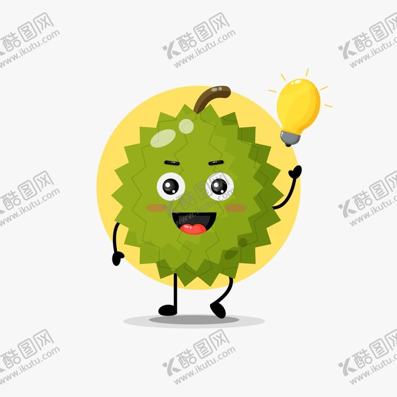 编号：36950809252037472847【酷图网】源文件下载-卡通榴莲
