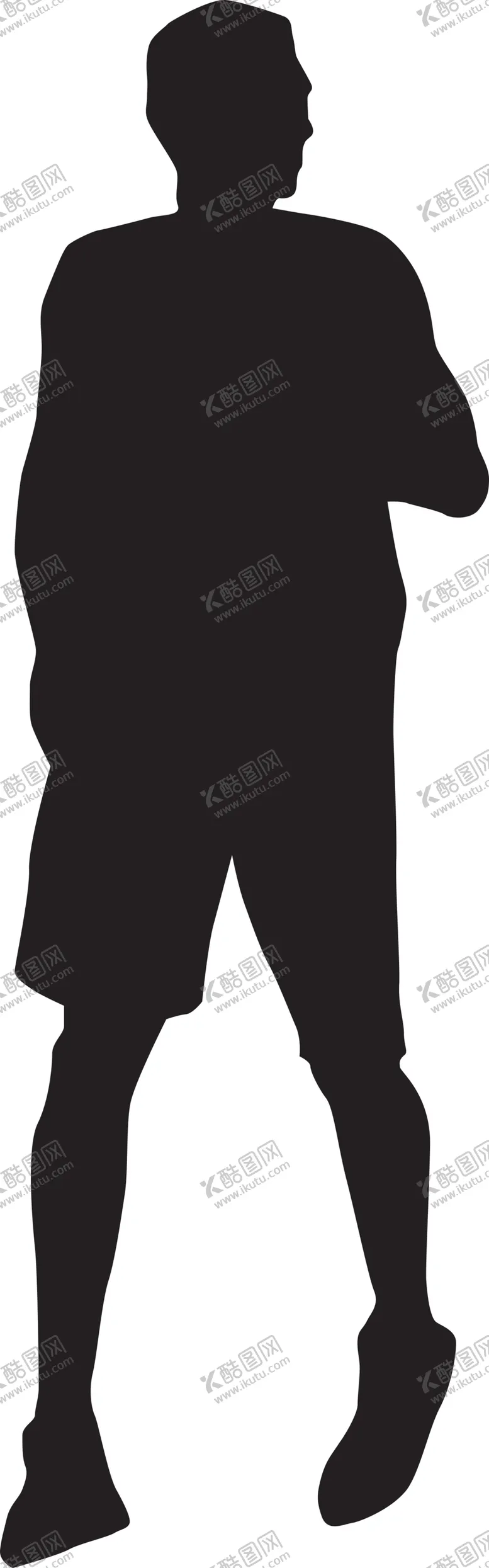 编号：45406904060251454616【酷图网】源文件下载-运动员剪影
