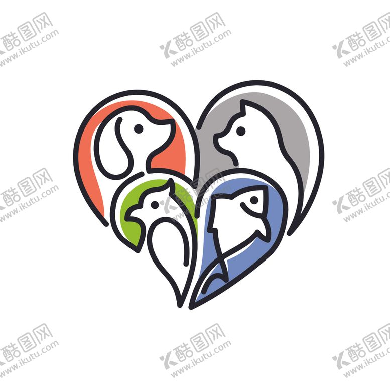 编号：43129606250303372125【酷图网】源文件下载-爱心标志