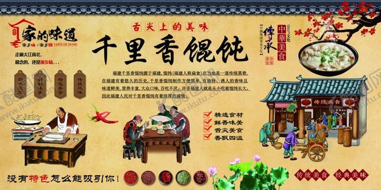 编号：48990901142031355611【酷图网】源文件下载-千里香馄饨