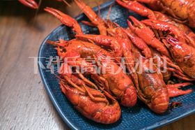 小龙虾水煮展架海报DM