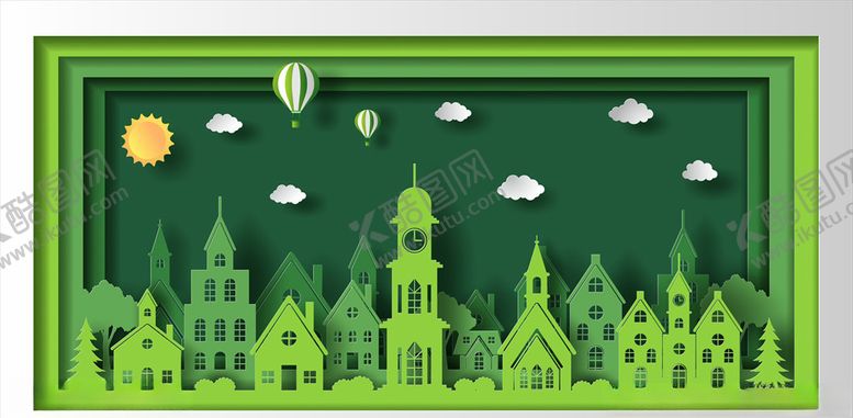 编号：89875111020211134079【酷图网】源文件下载-绿色城市