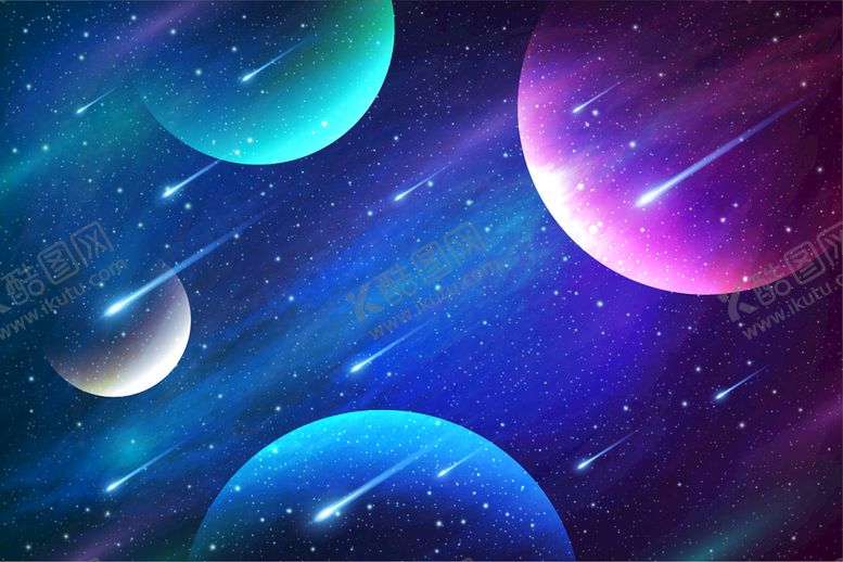 编号：44084412131541399138【酷图网】源文件下载-彩色的星球