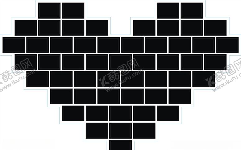 编号：65873310070347344404【酷图网】源文件下载-爱心照片墙