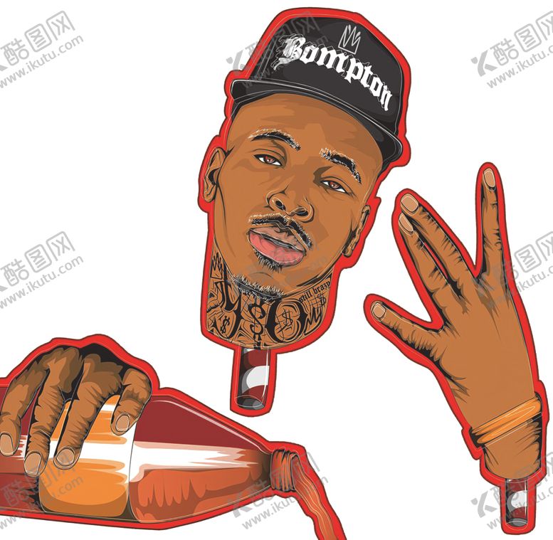 编号：77245710140657322348【酷图网】源文件下载-大牌人头