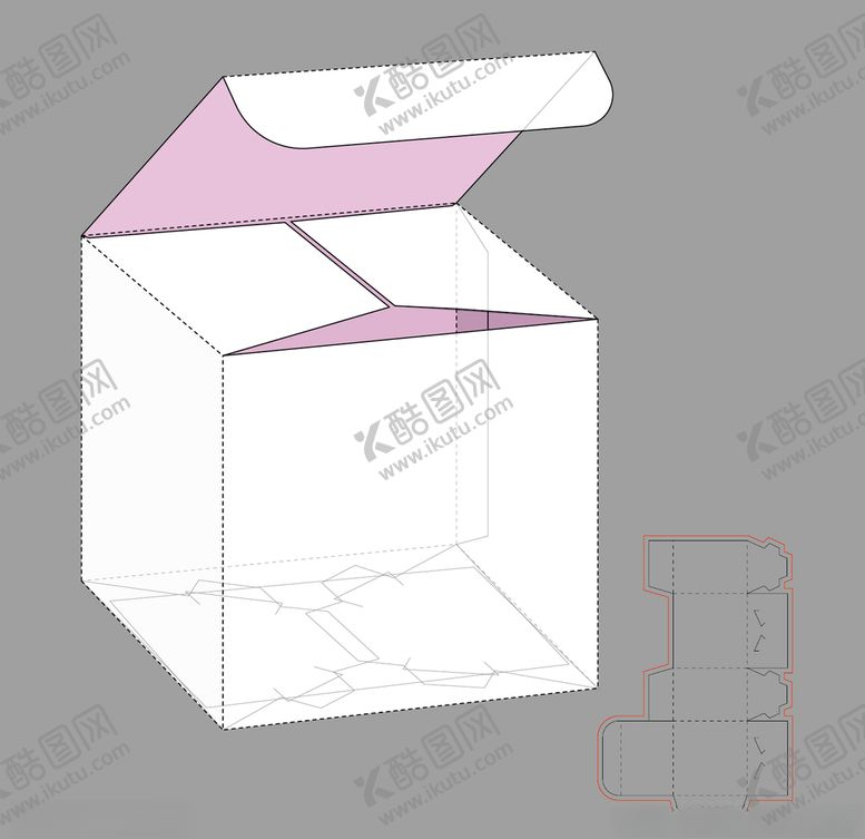 编号：11474209151130553472【酷图网】源文件下载-方盒包装折痕