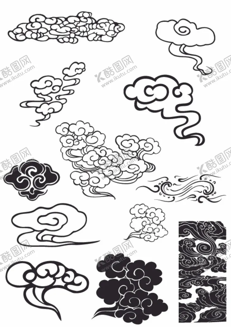 编号：59231809160056463524【酷图网】源文件下载-古典云纹