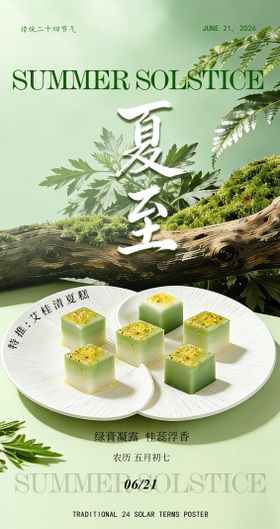 夏至菜品拍摄海报