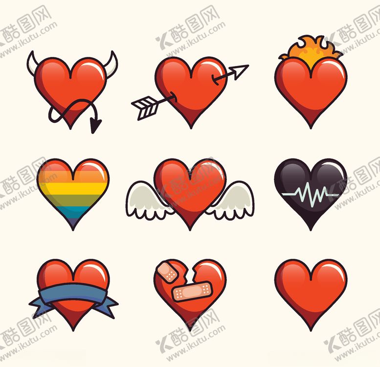 编号：29566510141507014439【酷图网】源文件下载-爱心