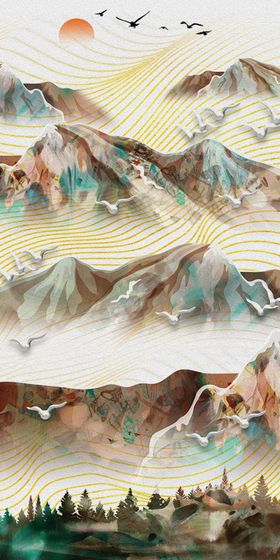 中式国画山水