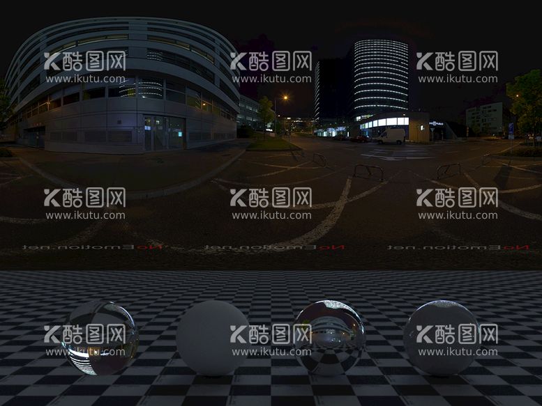 编号：53636511280103055827【酷图网】源文件下载-C4D城市夜景贴图HDR贴图