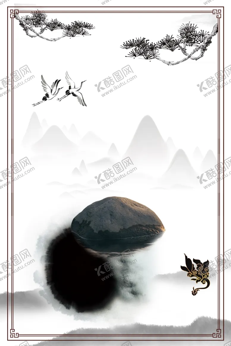 编号：48630105010103194240【酷图网】源文件下载-水墨中国风