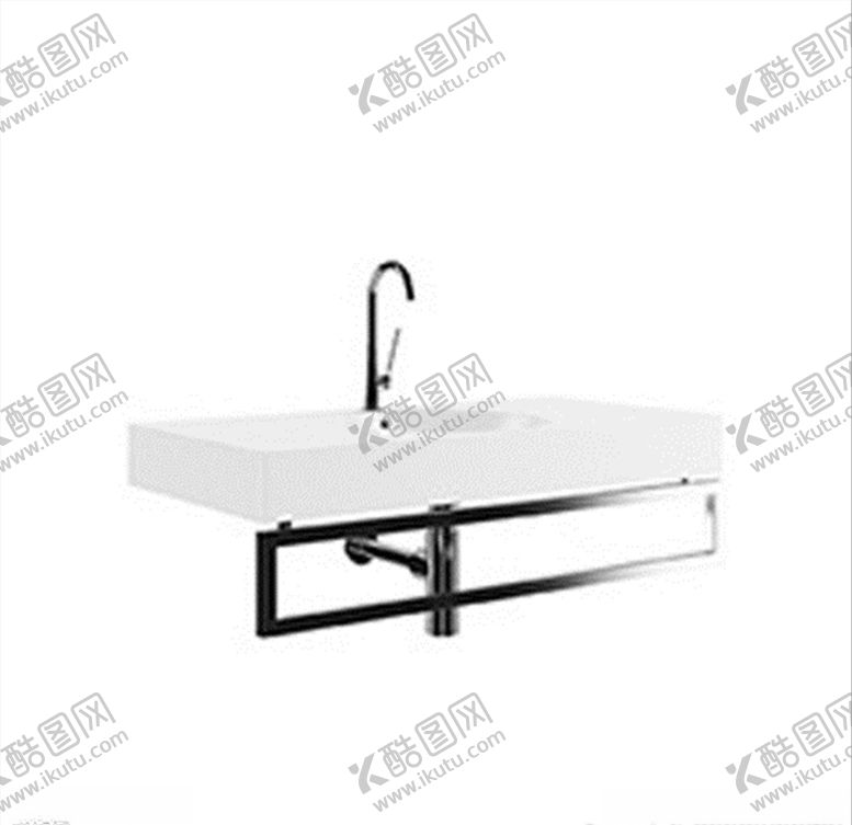 编号：17184206191200013924【酷图网】源文件下载-C4D模型洗漱池洗漱台
