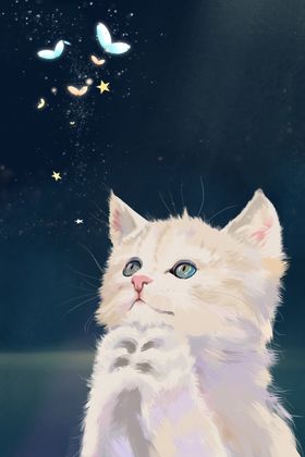 猫咪装饰画