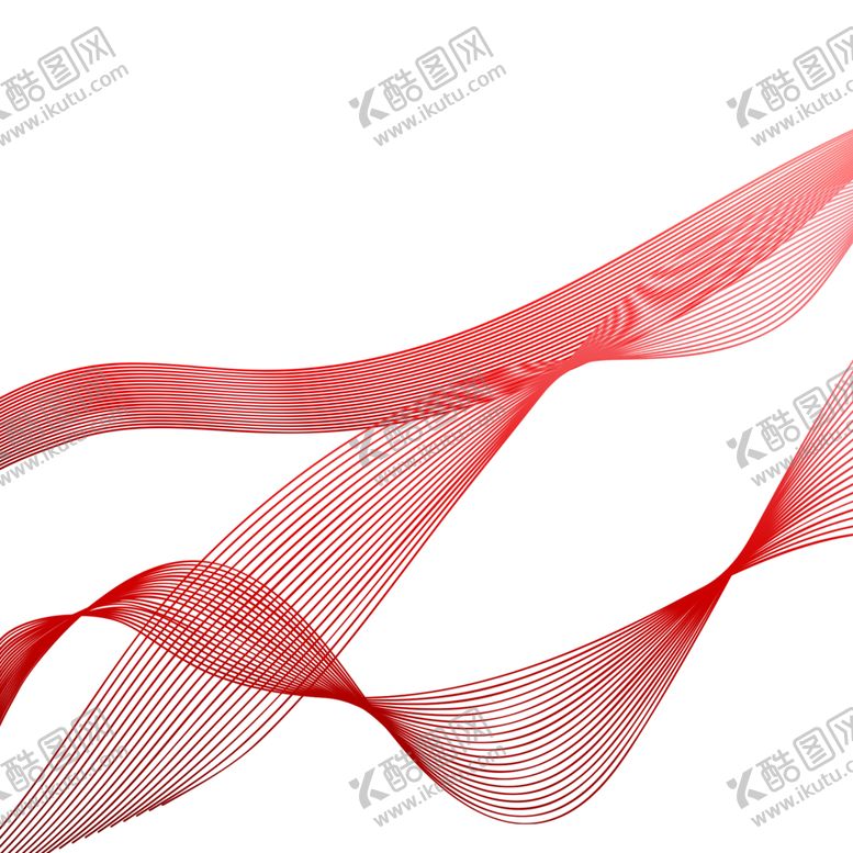 编号：58912109092101236587【酷图网】源文件下载-红色动感流畅线条元素