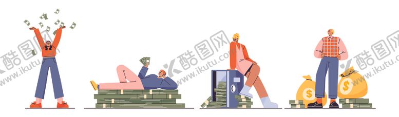 编号：89821910301355598803【酷图网】源文件下载-金融插画