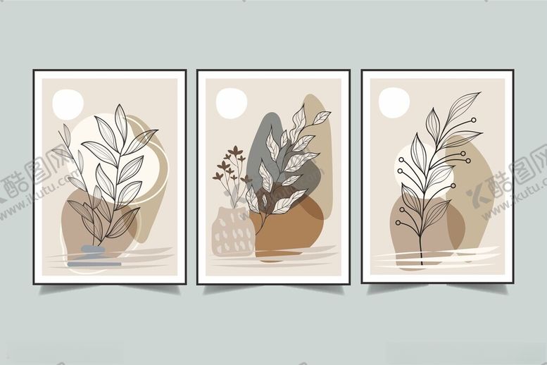 编号：83412211020658542075【酷图网】源文件下载-抽象装饰画