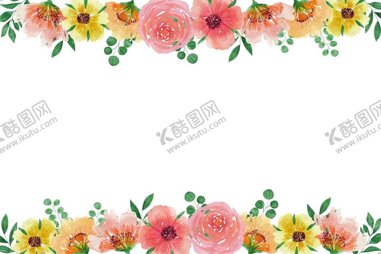 编号：87635409261211003085【酷图网】源文件下载-水彩花朵