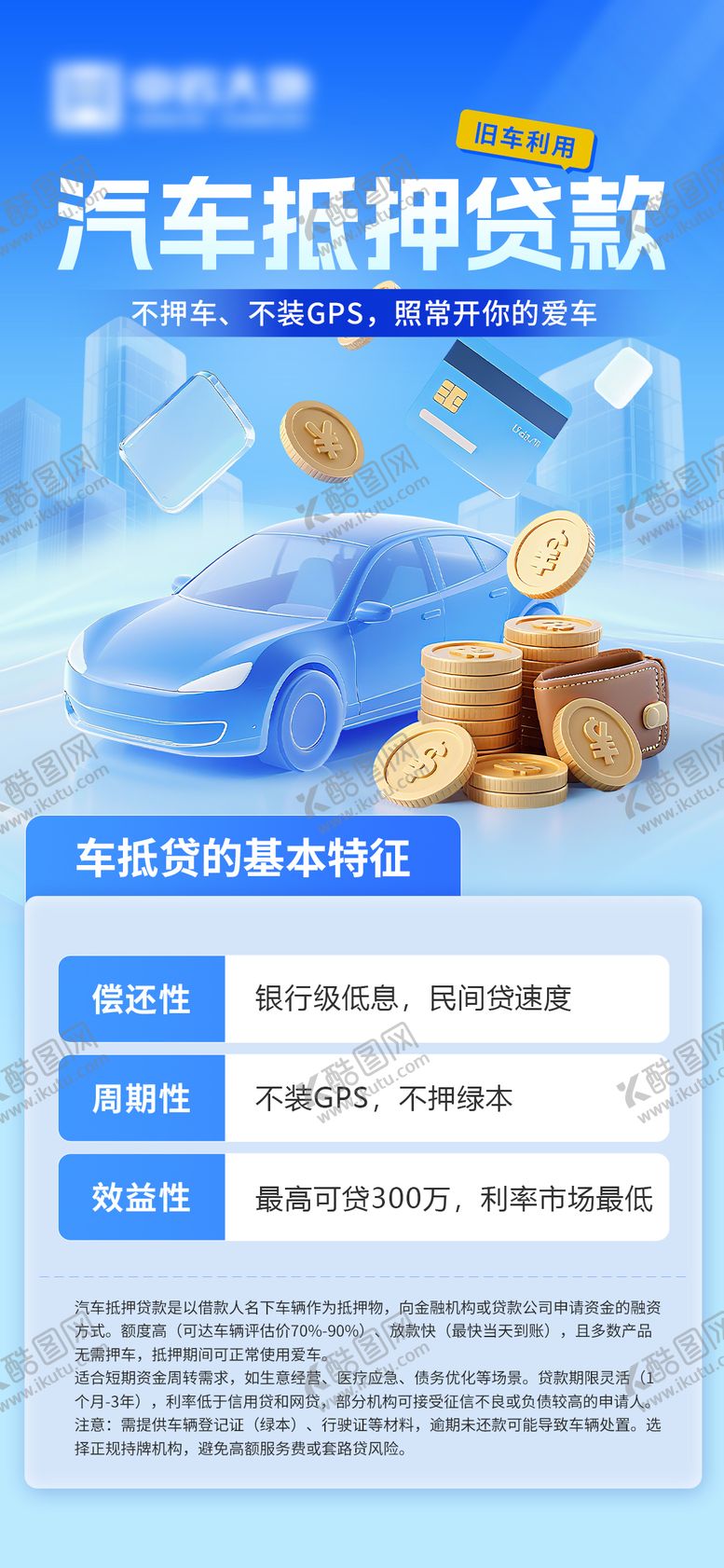 编号：35316610201610101108【酷图网】源文件下载-汽车抵押贷海报