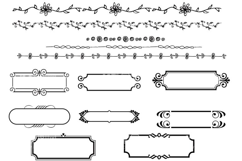 编号：43196611241627083601【酷图网】源文件下载-欧式边框