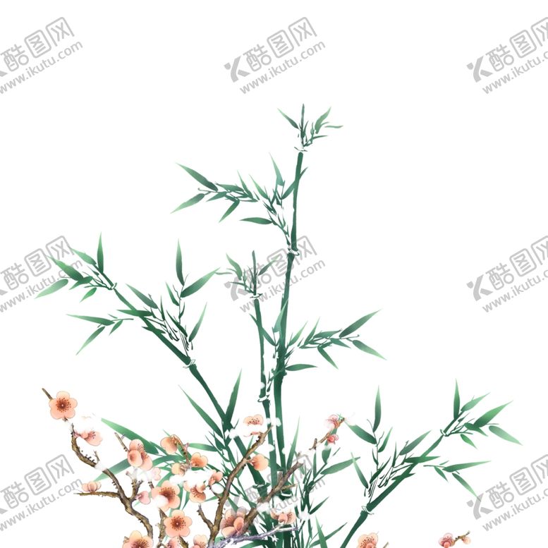 编号：81764804171536453272【酷图网】源文件下载-国潮装饰竹子元素
