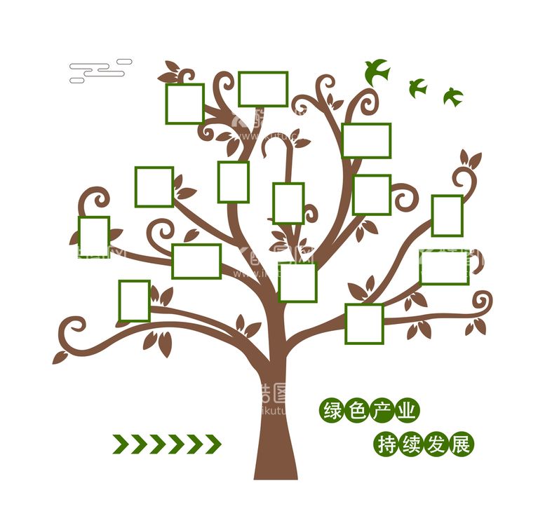 编号：80149210011607397890【酷图网】源文件下载-树形照片墙