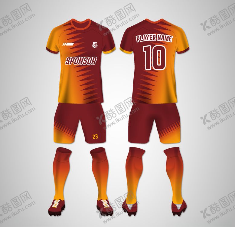 编号：49193507071919479933【酷图网】源文件下载-世界杯足球队服运动服T恤设计