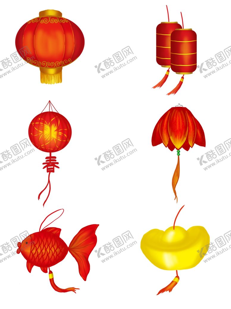 编号：88113310072245523325【酷图网】源文件下载-元宝灯笼