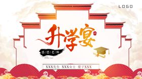 升学宴舞台背景
