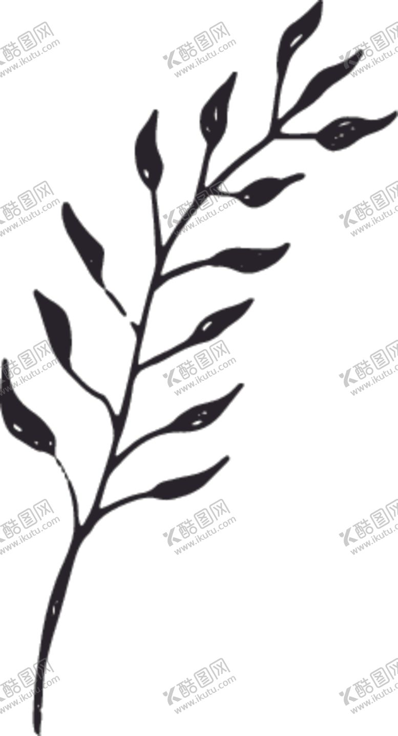 编号：10318305181716008283【酷图网】源文件下载-手绘花卉元素